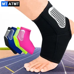 1 pièce chaussettes de soutien de cheville de sport élastique respirant protecteur d'entorse de pied pour cyclisme, course, basket-ball, Football, Fitness