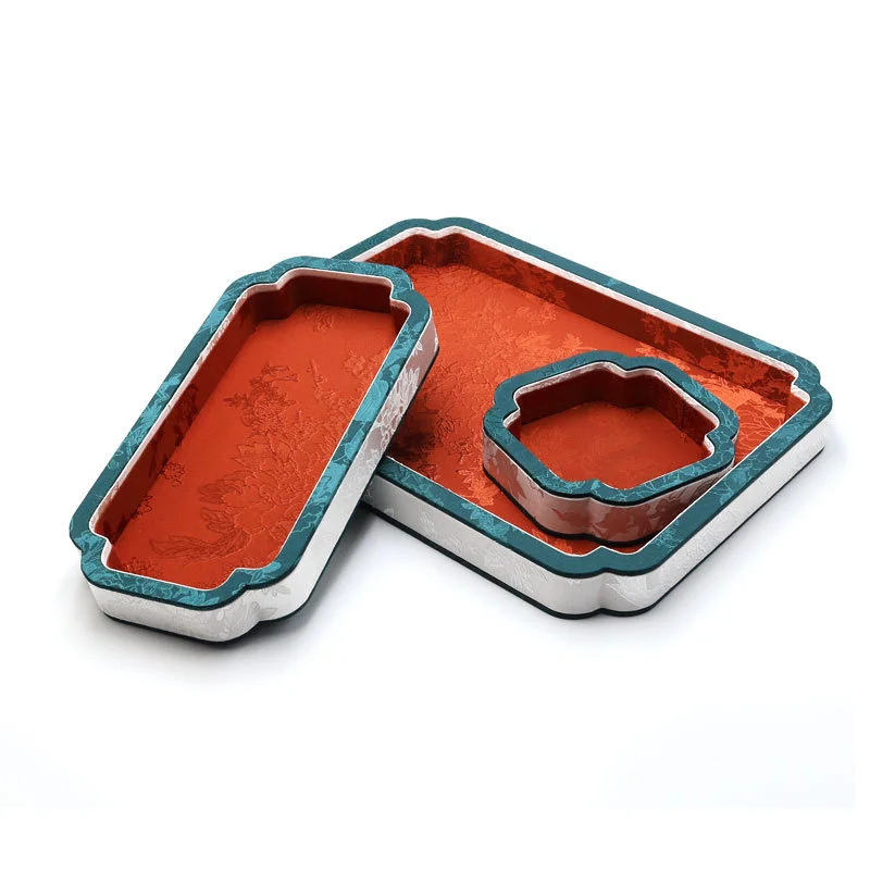 Retro Jewelry Display Tray Luxury Exquisite Ring Earring Organizer Pallet Bracelet Necklaces Jewelry Organizer Display Case