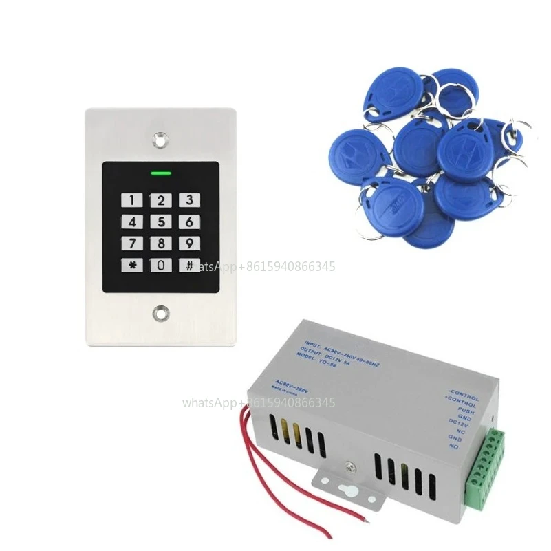 Access Control Keypad IP66 Waterproof Metal Case RFID Proximity Card Keypad Access Control Reader