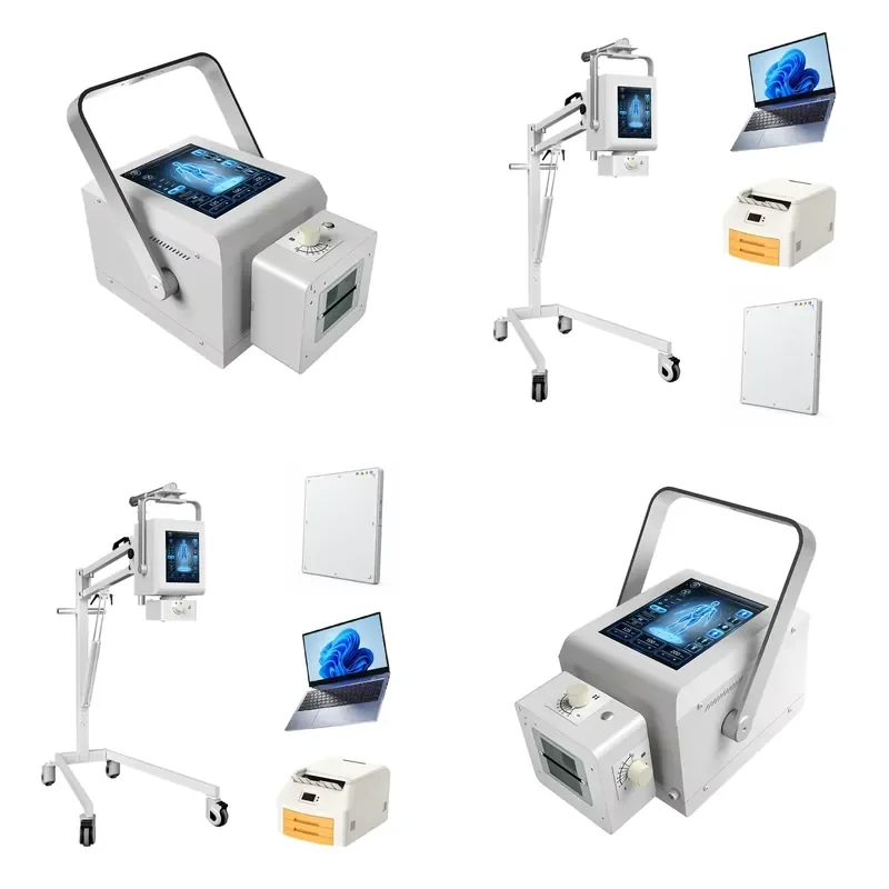 New Digital Electric 5KW Portable Mobile Radiological Diagnostic X Ray Machine for Human and Veterinary Use