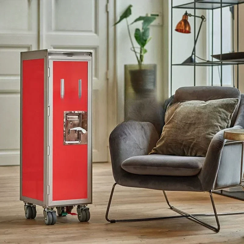 Aviation dining car, drawer storage cabinet, bedroom locker, organizing cabinet, household removable, cabinet with wheels
