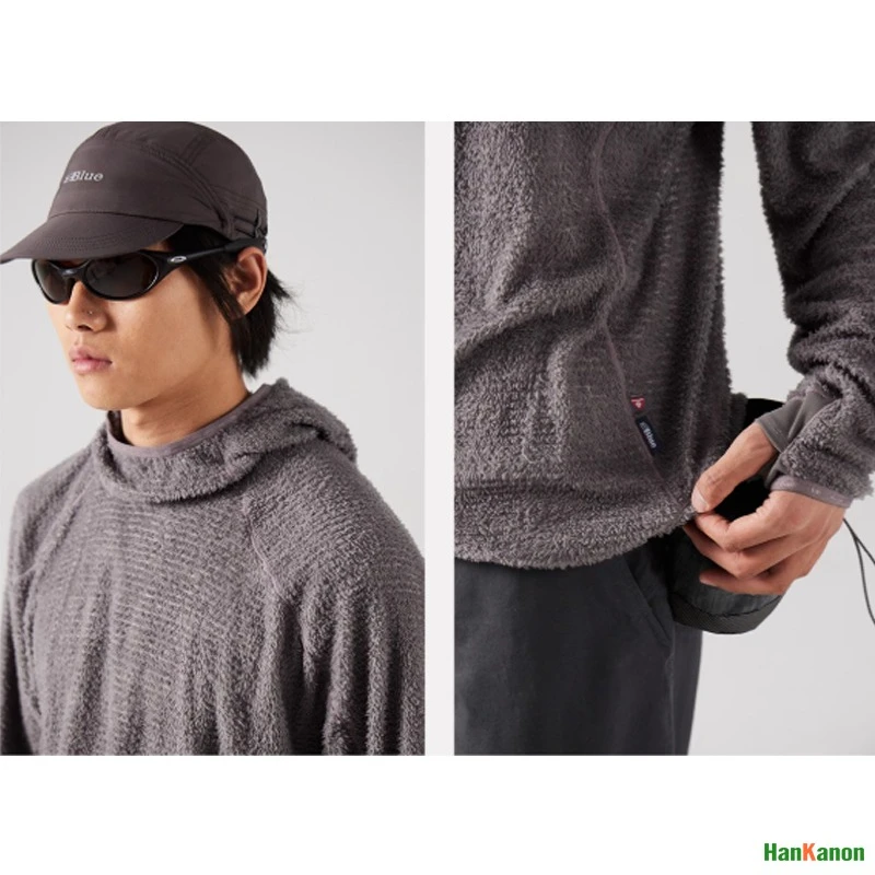 سويت شيرت رجالي خفيف الوزن معزول للاستخدام الخارجي للرجال والنساء للتخييم في الهواء الطلق والمشي لمسافات طويلة وركوب الدراجات