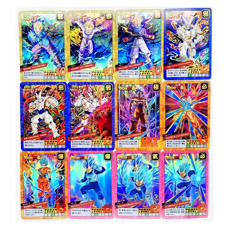 Anime DRAGON BALL Z GT Burst No.2 Super Saiyan Heroes Battle Card Ultra Instinct Goku Vegeta Game Collection Cards 54pcs/set