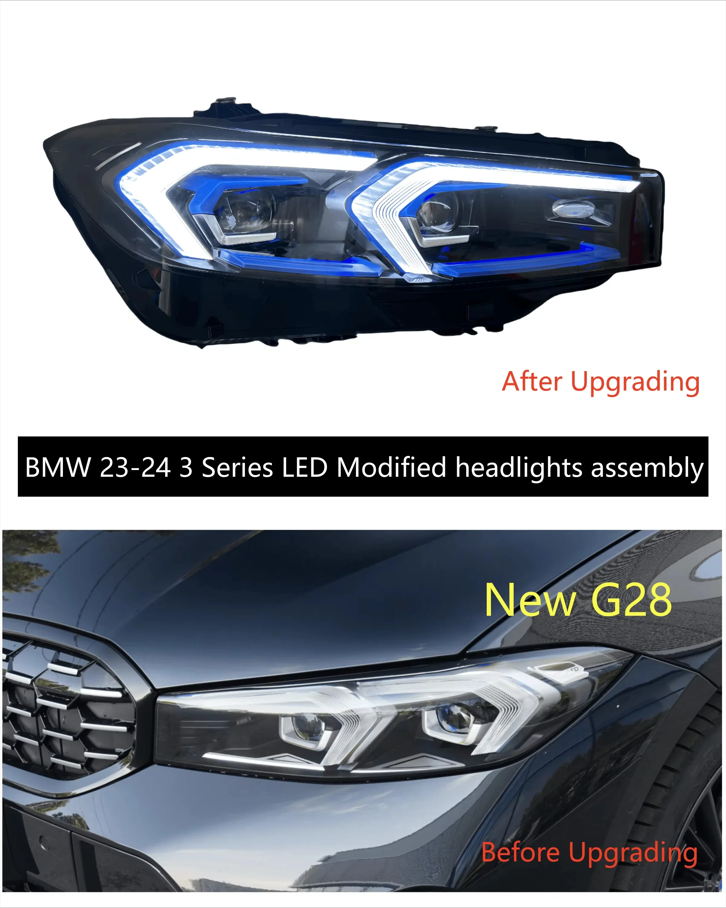 Factory Direct Sales LED UpgradedModified Headlight for  3 Series G28 23-24 Direct Plug-In New Condition