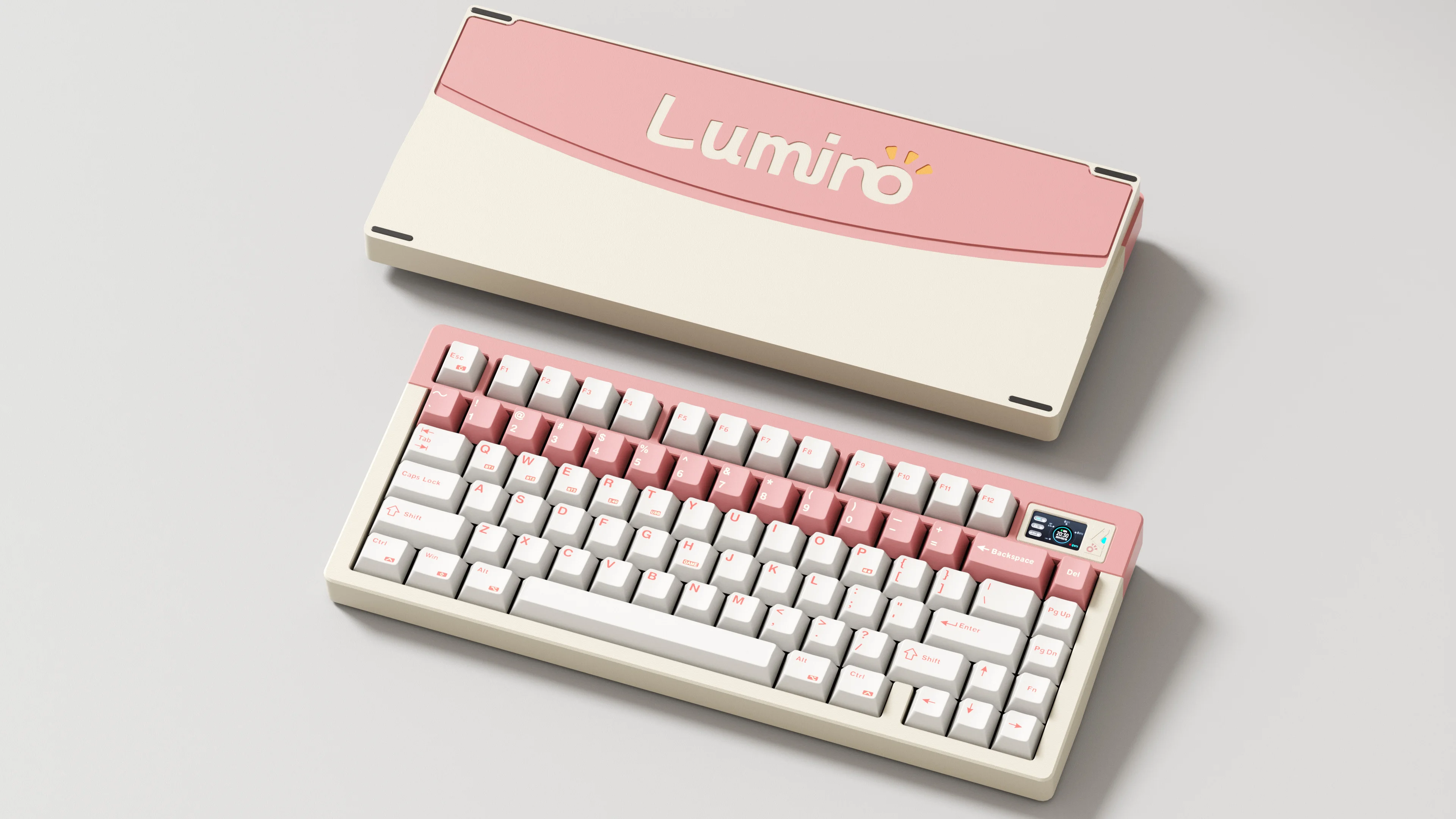 Luminkey Lumino75 Mechanical Keyboard 3Mode 2.4G/USB/Bluetooth Wireless Keyboard Aluminum E-Sports Gaming Customized Keyboards