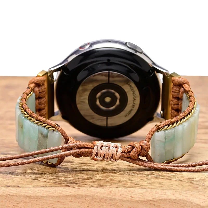 Correa de nailon trenzado de 22mm y 20mm para Samsung Galaxy Watch 7 6 5 4 Huawei Watch 5 GT5-4-3 pulsera bohemia de 46mm Amazfit GTR 4 47mm