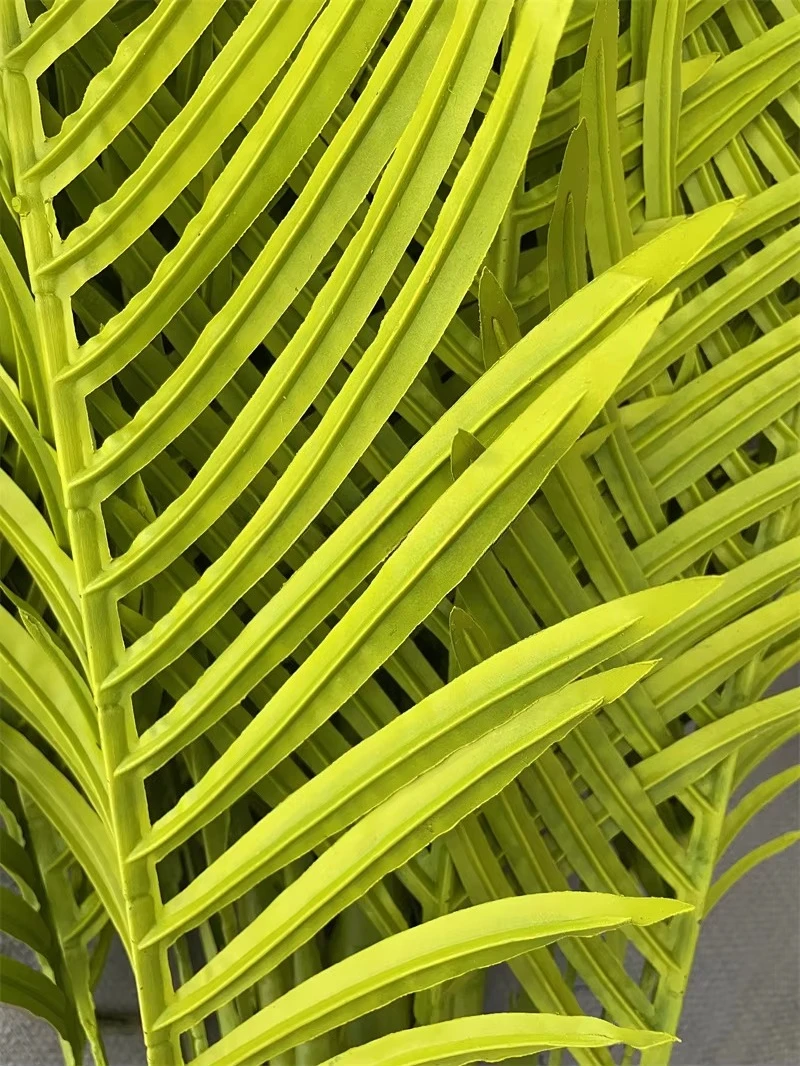 #￥Realistic Simulated Betel Nut Tree Vibrant Foliage Indoor Decorative Artificial Plant High UV Certified Plastic Flower