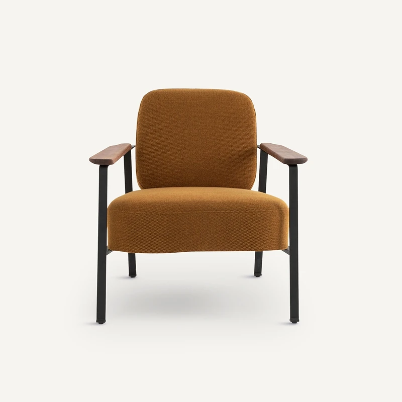 

LTT minimalist fabric single sofa chair living room B & B hotel sales office reception single chair