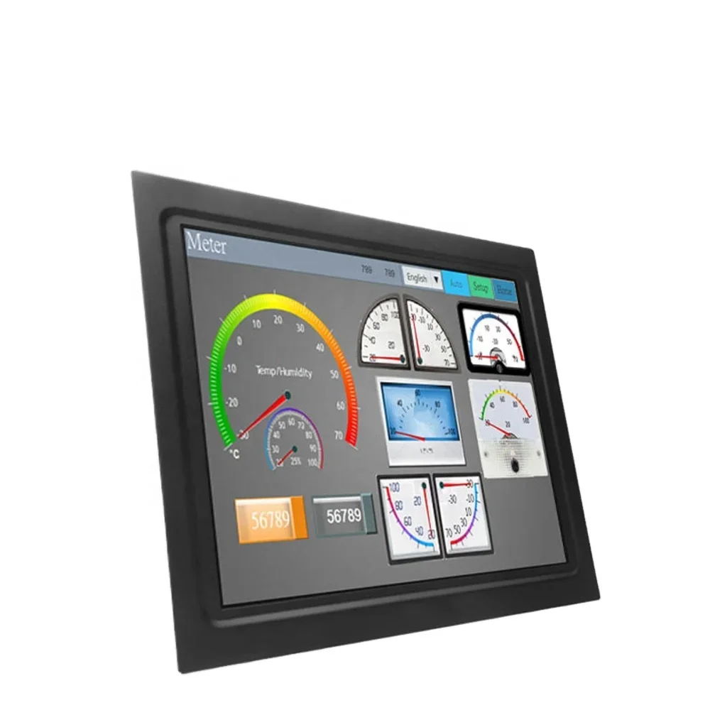 15 Inch HMI Panel PC Embedded Computer Codesys Industrial Fanless Panel PCs 120GB Intel J6412 8GB 128G Linux Operating