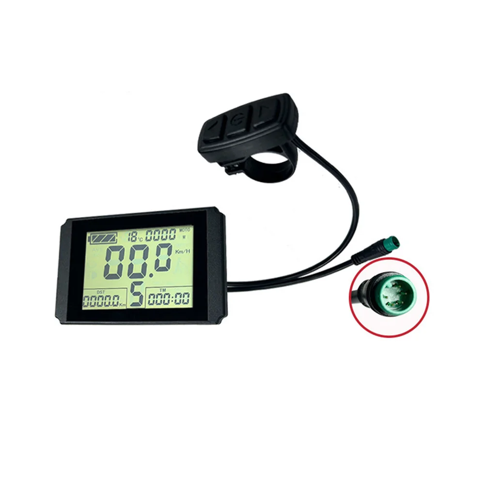 

Electric Bicycle Display Screen 24V/36V/48V For KT-LCD10H Display 5Pin Waterproof Connector For E-bike Modification Accessories