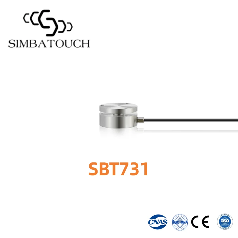 Mini Spoke Flange Compression Load Cell Stainless Steel Plane Force Sensor 10/20/50/100/200/500/1000kg IP67 Waterproof