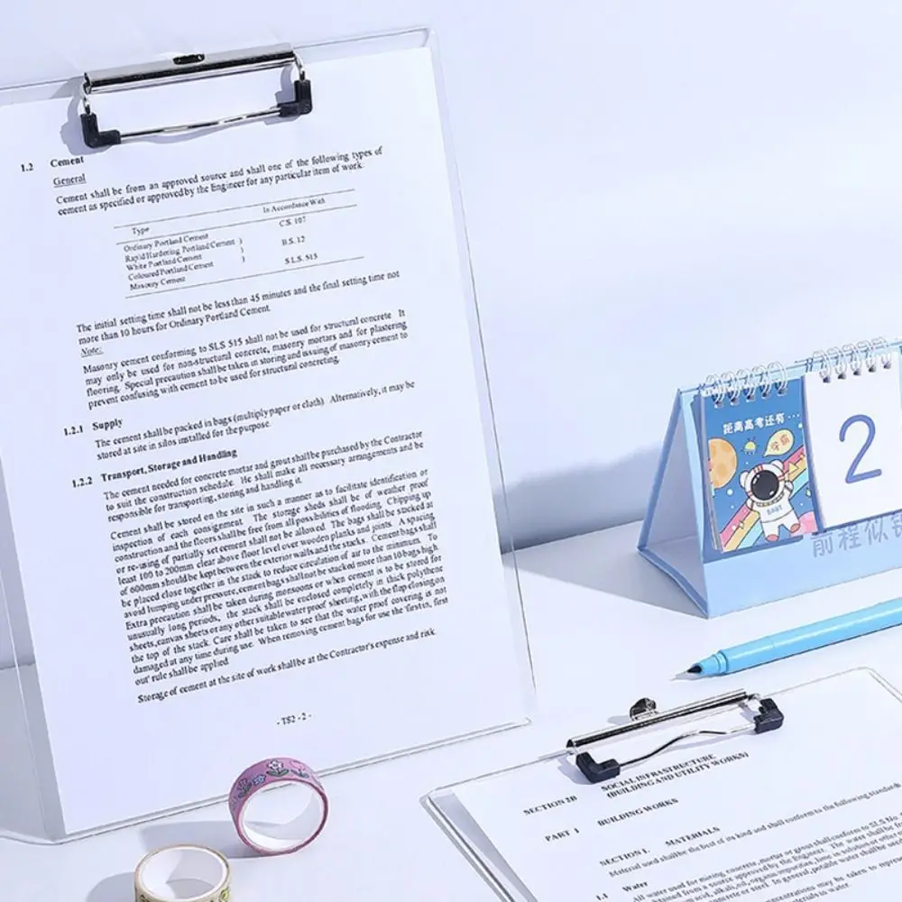 

Высококачественный прозрачный планшет для письма формата А4, канцелярский блокнот, планшет для заметок, клипборд для студентов