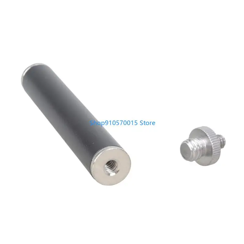 B95C Heavy Duty 10cm/20cm/30cm 1/4in internal To 3/8in Threaded Extension Rod With Mounting Screw For DSLR Equipment