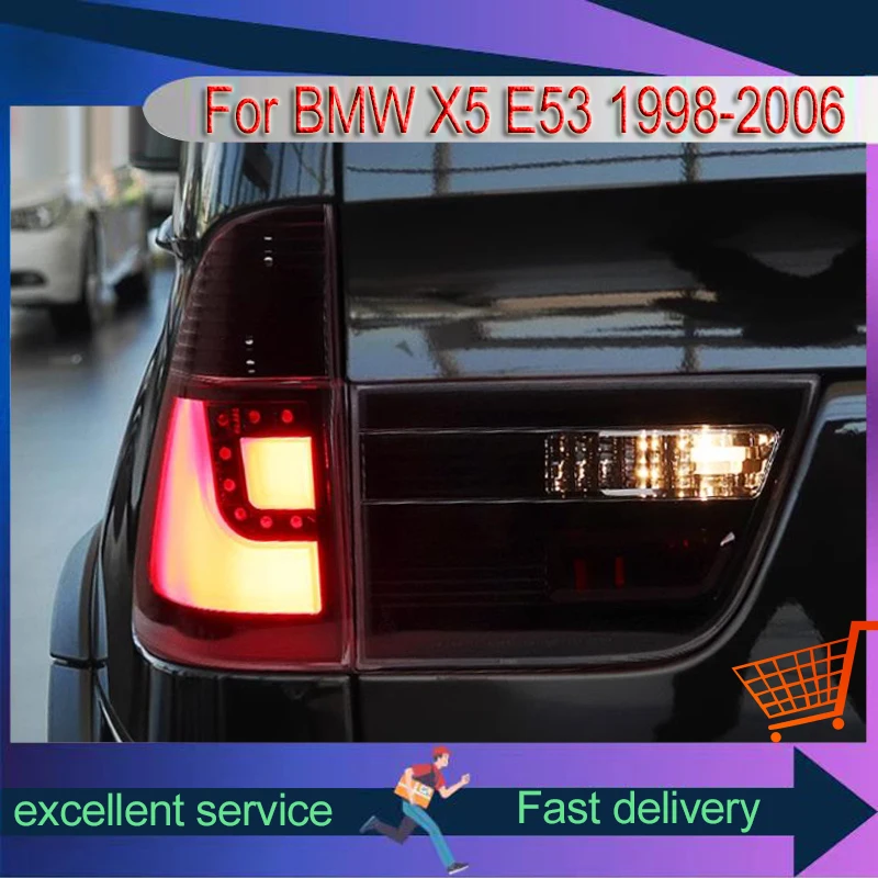 Car Stuff Styling For BMW X5 E53 1998-2006 Rear Lamp DRL Taillight Turn Signal Highlight LED Bulbs Reverse Auto Accessories