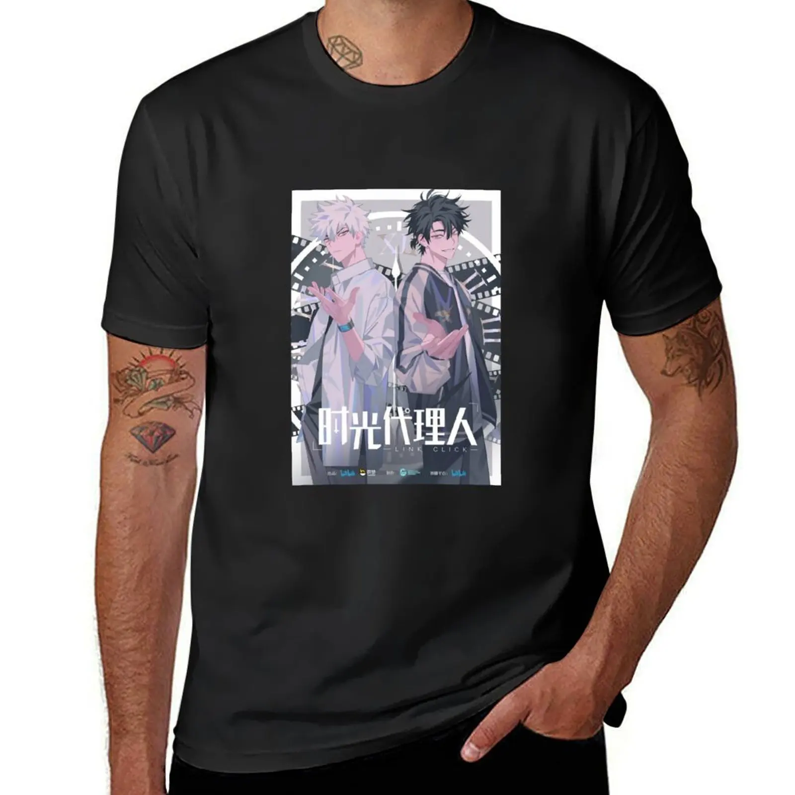 

shiguang dailiren poster 6 T-Shirt anime shirt korean fashion vintage mens t shirts top quality