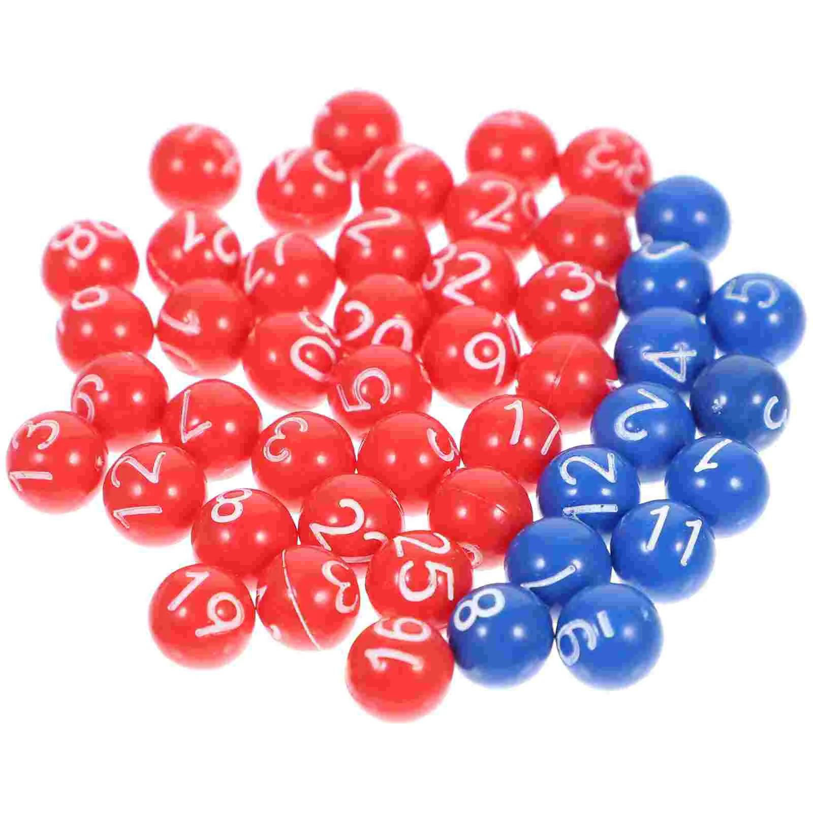 1 Set Colored Festival Multi-functional Party Lottery Balls Party Game Balls Raffle Balls Bingo Balls Props Lottery Balls