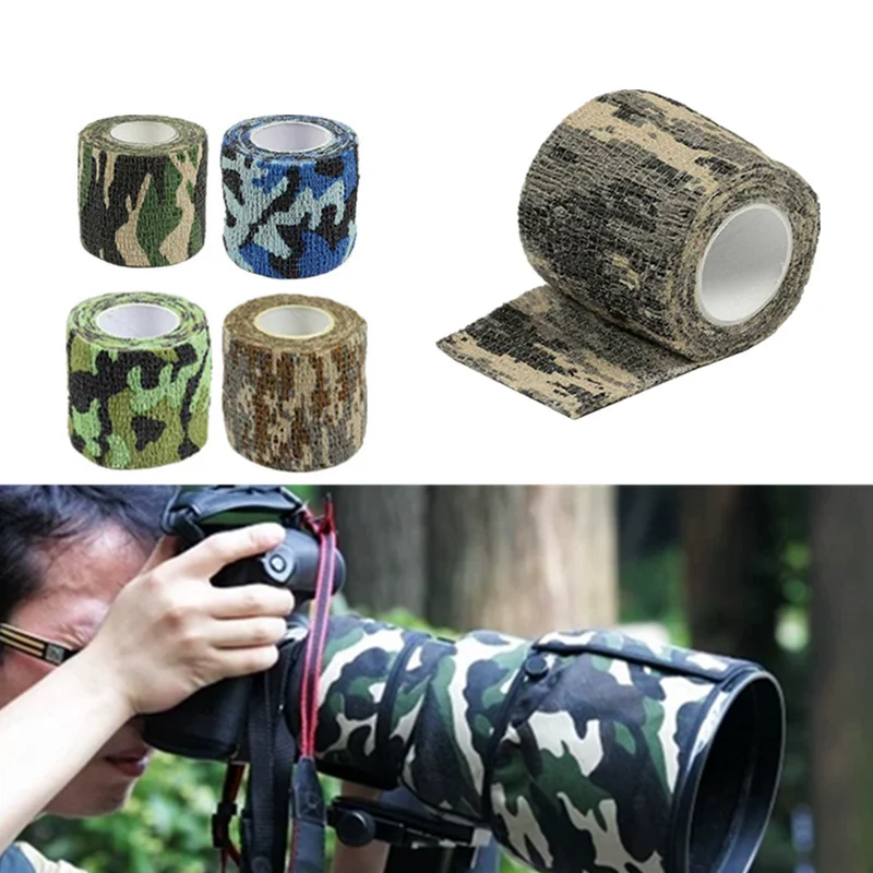 Non-Woven Waterproof Bicycle Camouflage Sticker Protective Anti-scratch Tape Mountain Bike Frame Front Fork Protect Accessoies