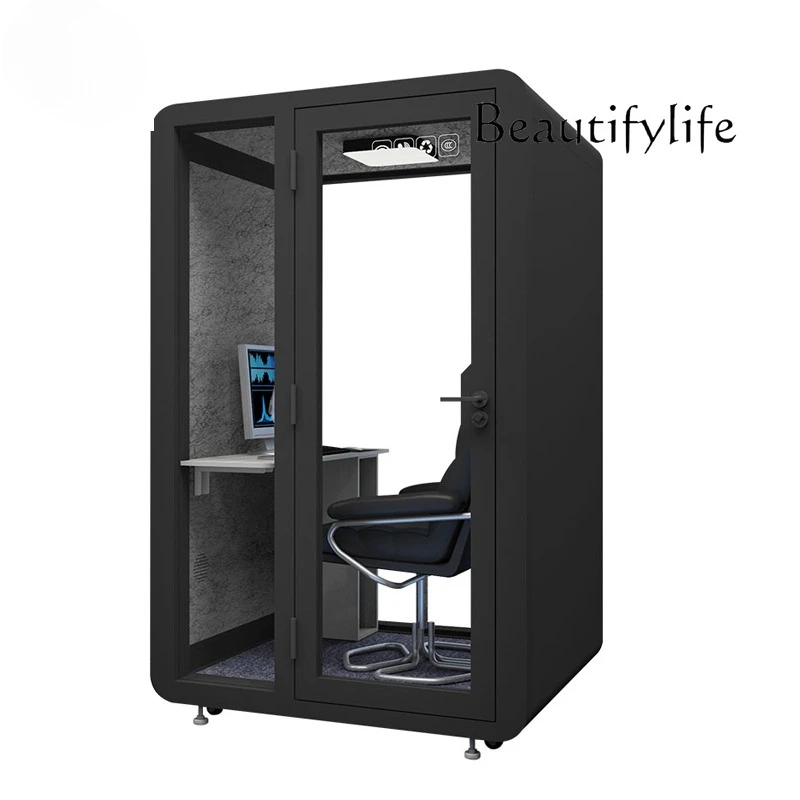 

Factory Price Single Person Phone Booth, Soundproof Office Pod, Full Body Molding for Hotel