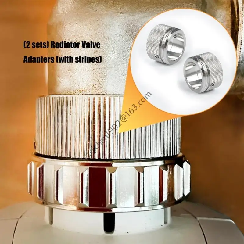 X7AB Radiator Valves Adapter M30x1.5 الخيط التدفئة ترموستات محول استبدال محول ترموستات الفولاذ المقاوم للصدأ