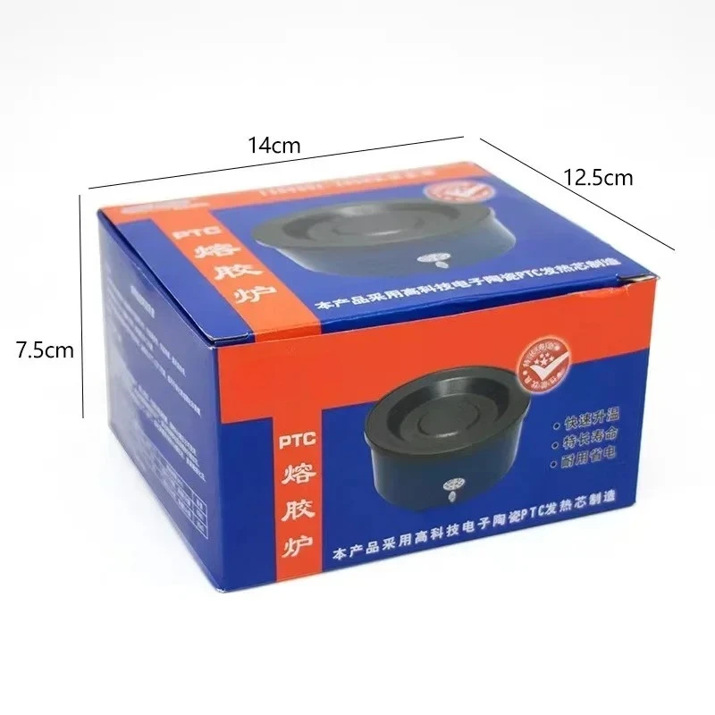 Portable Adjustable Warm Melt Adhesive Furnaces Glue Stove Melting Keratin Gelatin Glue Pot for Keratin Hair Extensions