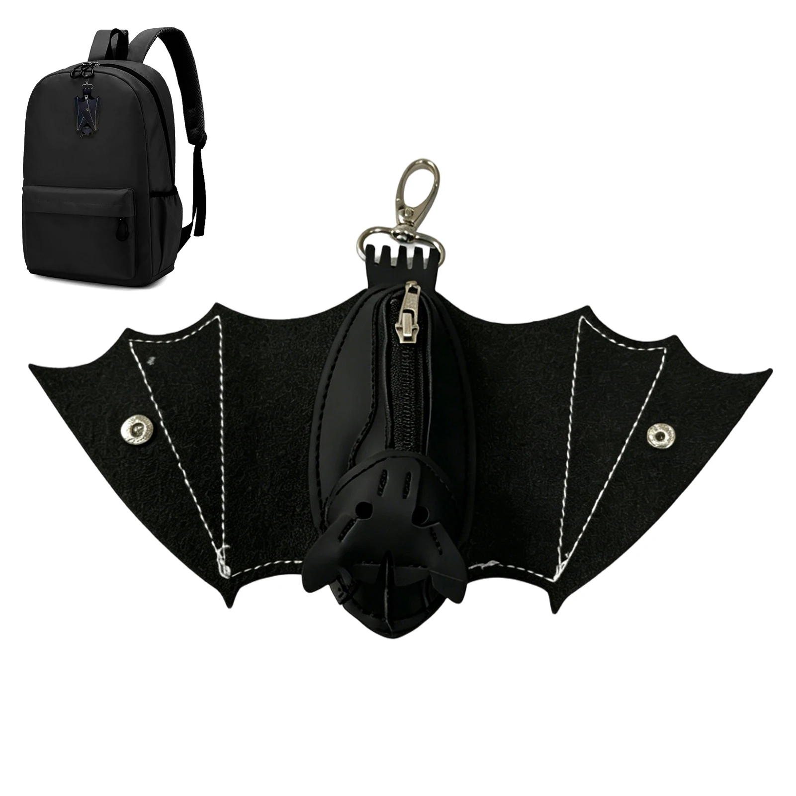 Leatherwork Workshop - 20cm PU Leather Bat Gothic Coin
