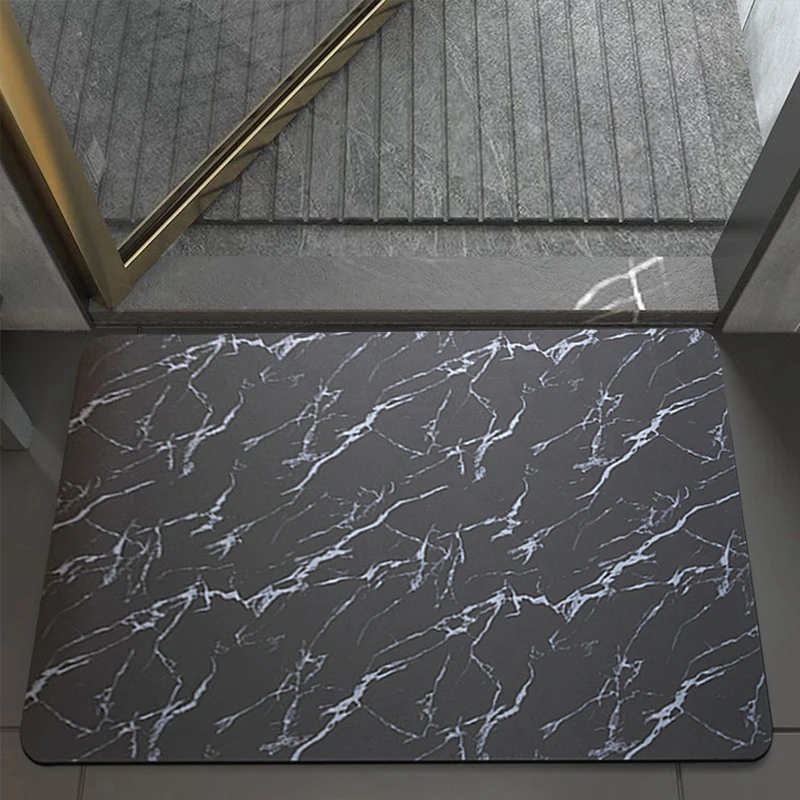 Diatomit-Matte Superabsorbierende Badezimmermatte Rutschfester Badteppich Duschraum-Eingangsmatte Toiletten-Fußmatte Badezimmerteppich – Detail 10
