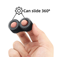 Gear fingertip gyroscope rollable pressure relief toy, new and unique decompression