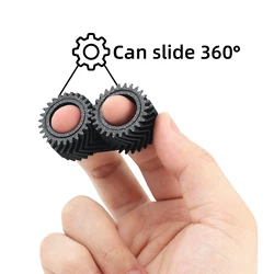 Gear fingertip gyroscope rollable pressure relief toy, new and unique decompression