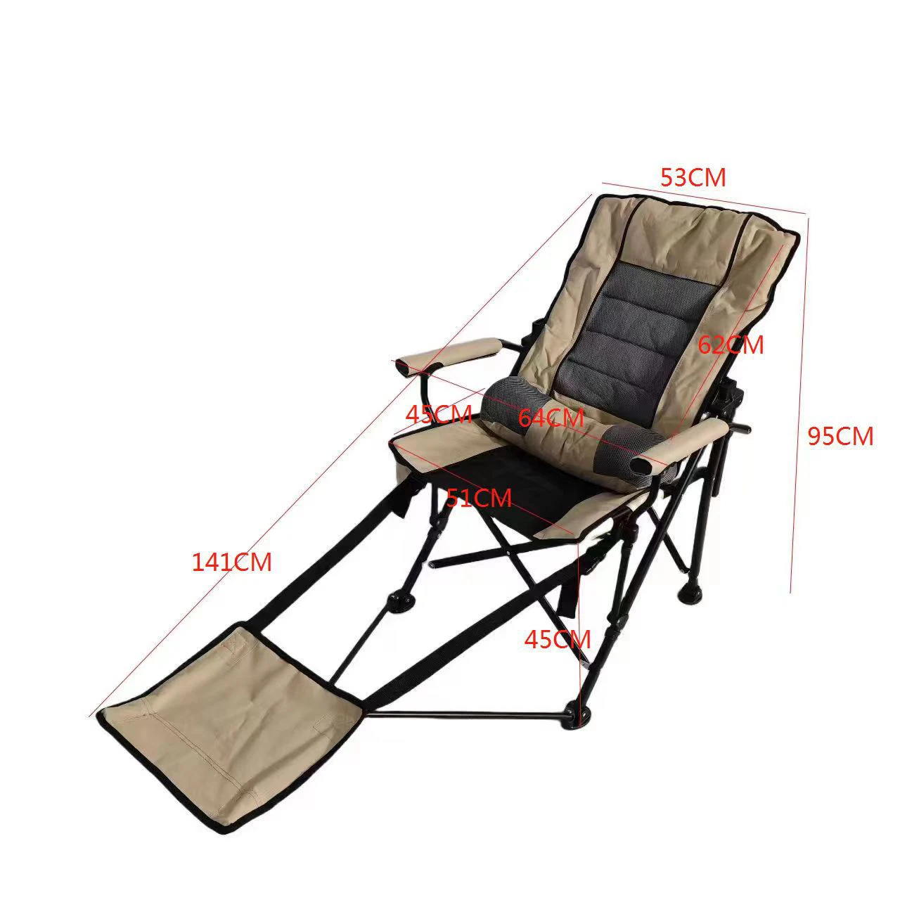 OEM Sezlong Liegestuhl multifunción portátil respaldo ajustable ocio reclinable al aire libre plegable pesca Camping sillas de playa