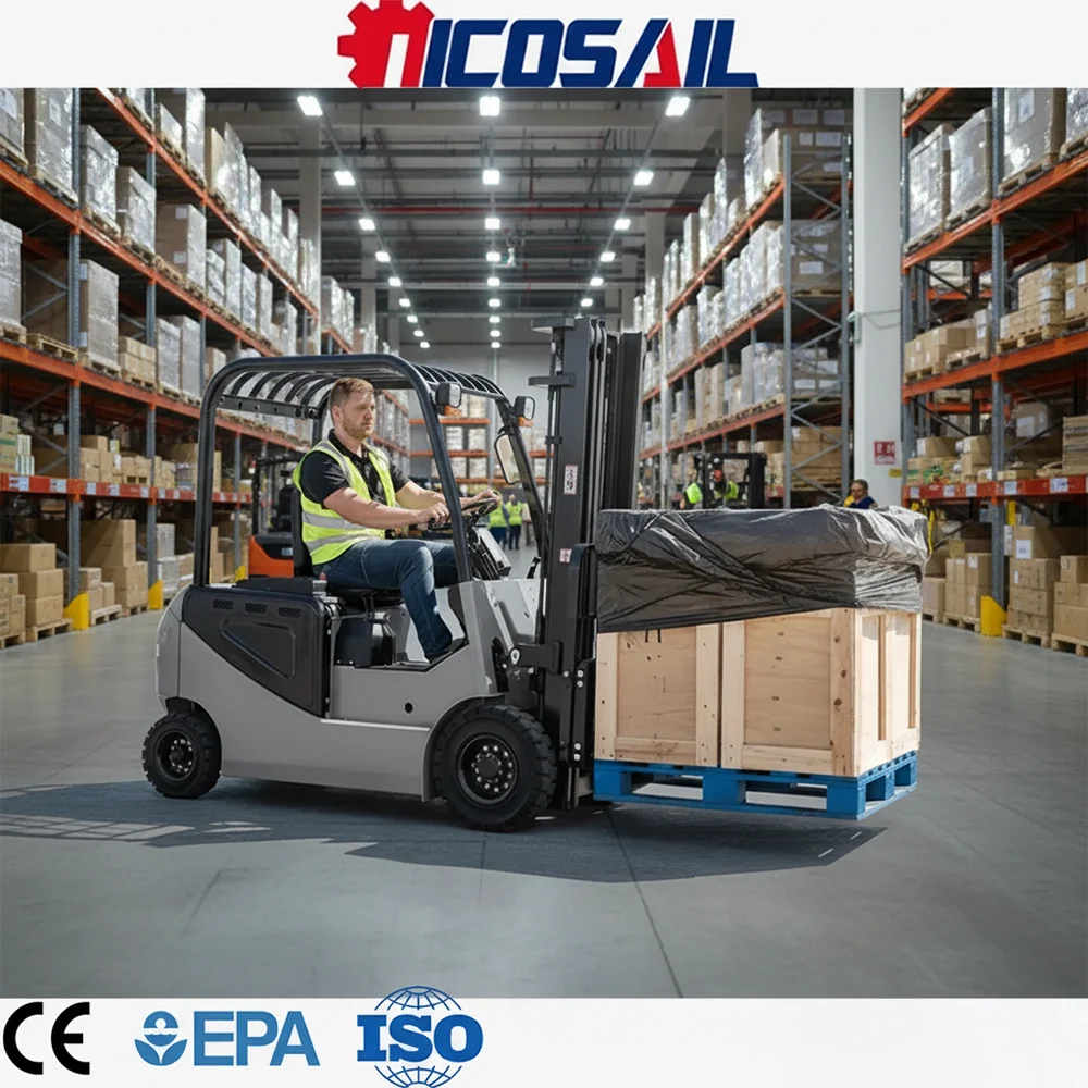 

Electric Forklift 3Ton Custom Euro 5 CE Compact Forklift for Warehouse and Factory Work