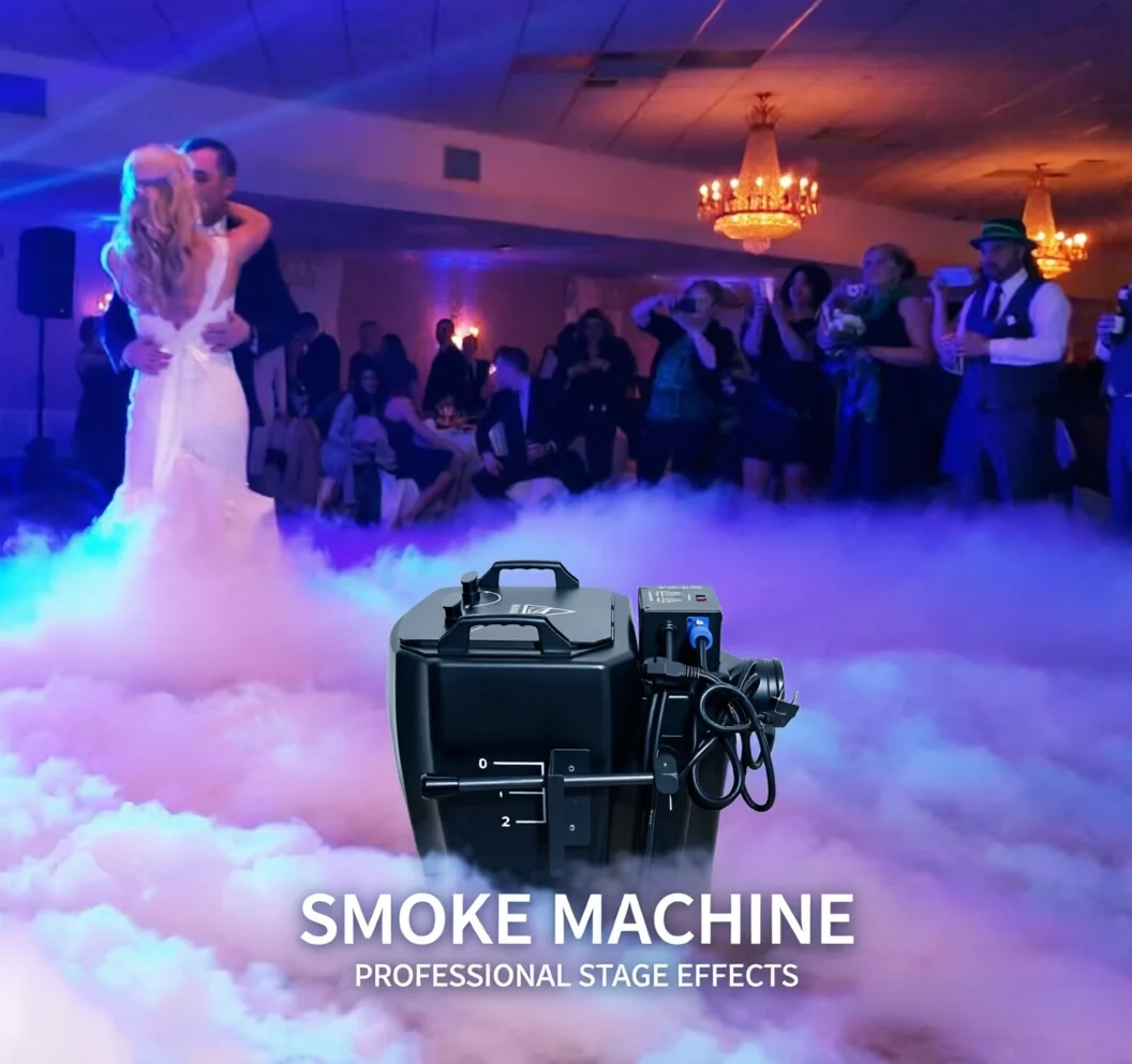 Marriage First Dance Bride Proposal Marry Event 3500w Dry Ice Fog Machine DJ Dance Effects Heavy Smoke for Wedding Stage Party