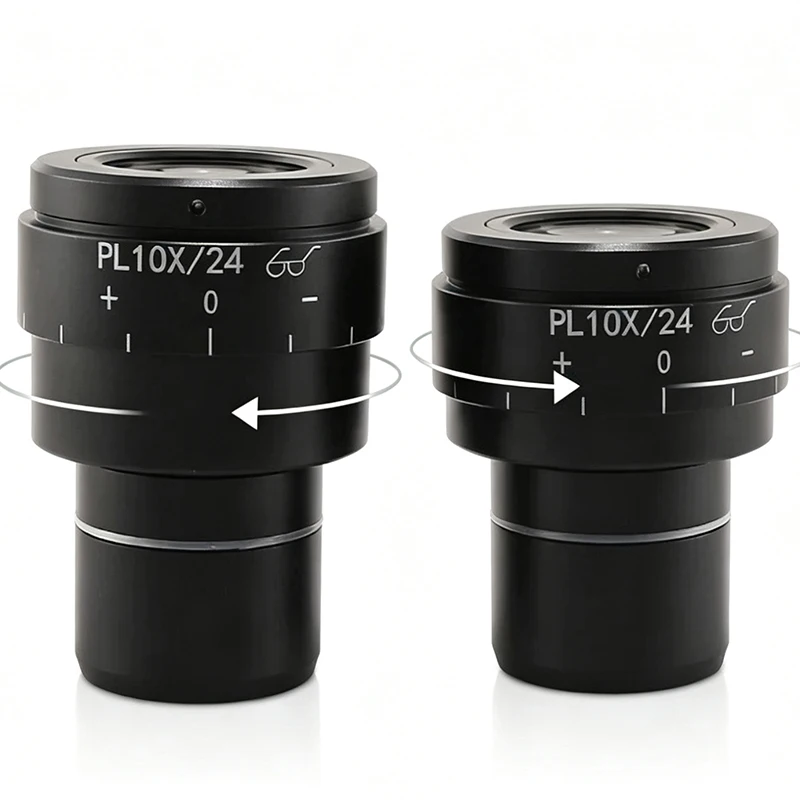 Stereo Microscope PL10X Wide Angle Prosyl Eyepiece Diopter Adjustable High Eye Point 30mm For Olympus Nikon Replacement