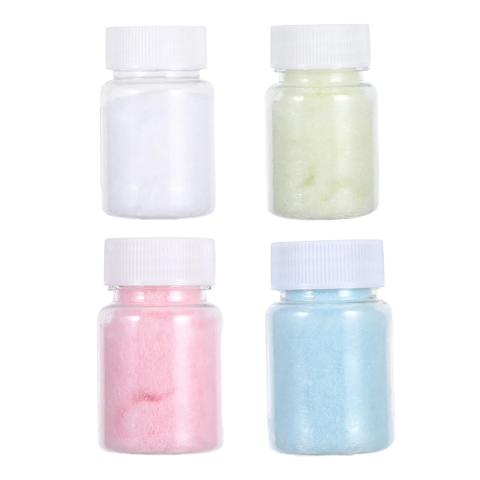 4 Bottles Flocking Powder Colorful Fine Texture for DIY Crafts Squeeze Decorations Cards Frames Ornaments Family School Projects