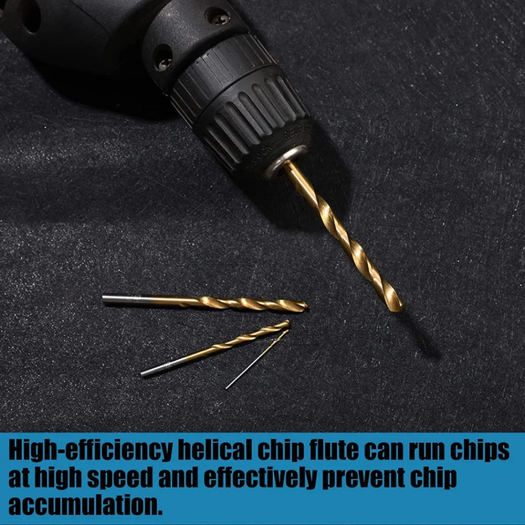Punte da trapano metriche Set13PCS (3/16 "-1/2") punta per metallo piastrelle di vetro calcestruzzo punte da trapano professionali per muratura carburo di tungsteno
