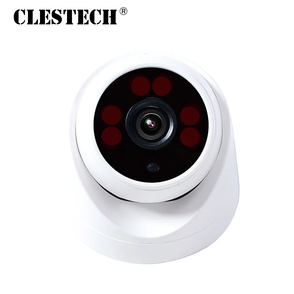 Array 6led Nano Infrared 1080p Cctv Ahd Dome Camera Sphere Indoor Ceiling Hd Coaxial Digital High-quality Night Vision For Home