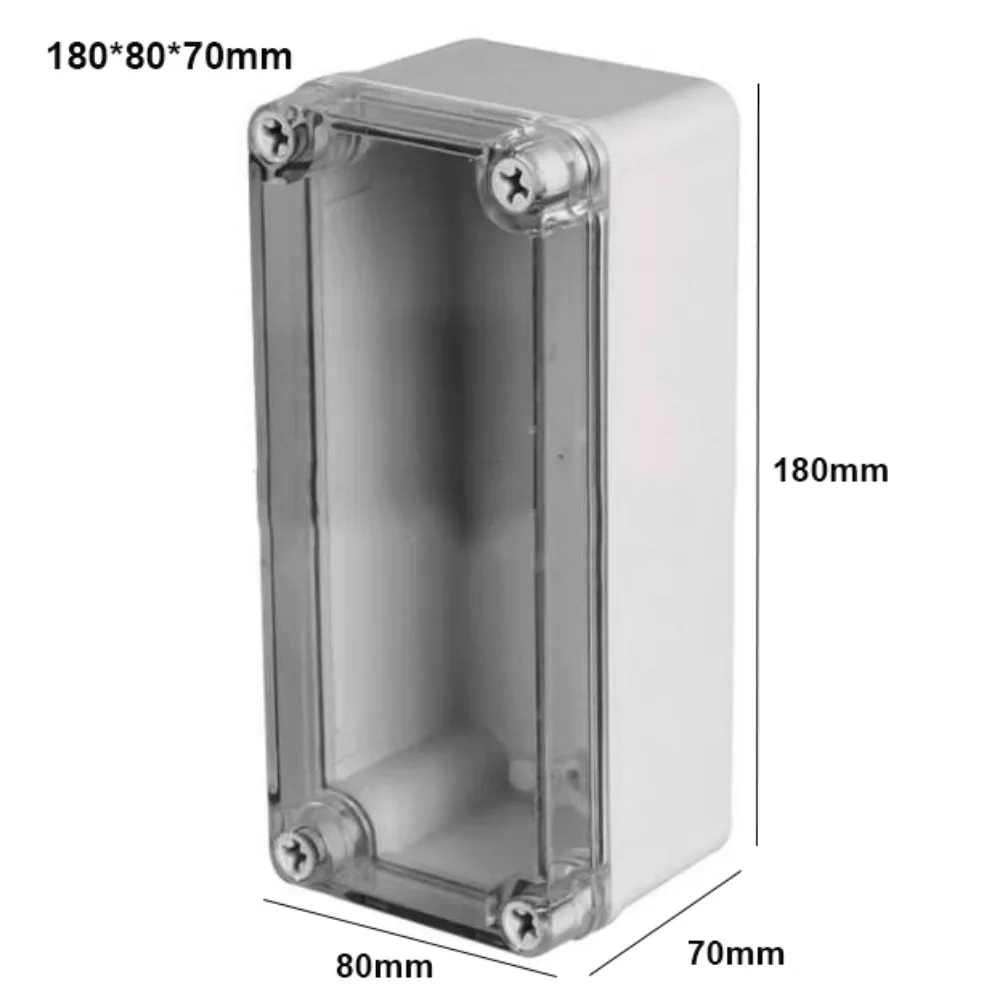 New Waterproof Project Enclosure Boxes White Black ABS Plastic Storage Case 8 Styles Housing Instrument Case Electronic Supplies