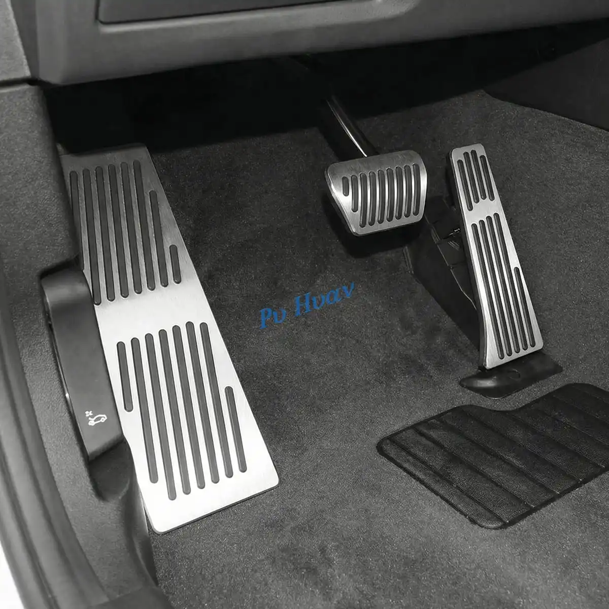 Anti Slip Silvery Alloy Car Accelerator Brake Pedal Cover Trim For BMW X3 G01 X4 G02 2021 2022 2023 2024 2025 Accessories