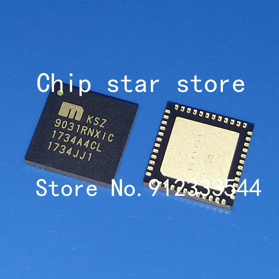 2-50pcs  KSZ9031RNXIC-TR KSZ9031RNXIC KSZ9031 VQFN48 Ethernet Controller 100%New And Original