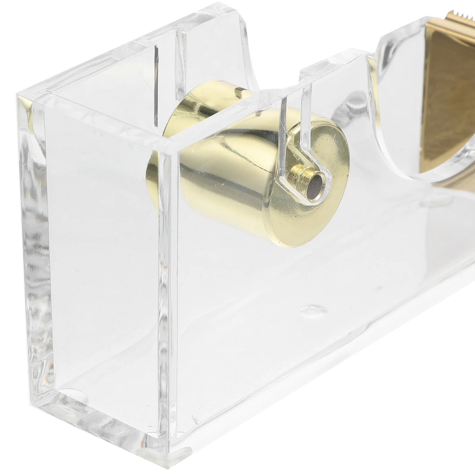 

1Pcs Acrylic Tape Dispenser Premium Desktop Cutter Non-Skid Base Portable Stationery Office Supply for Home School Art Projects