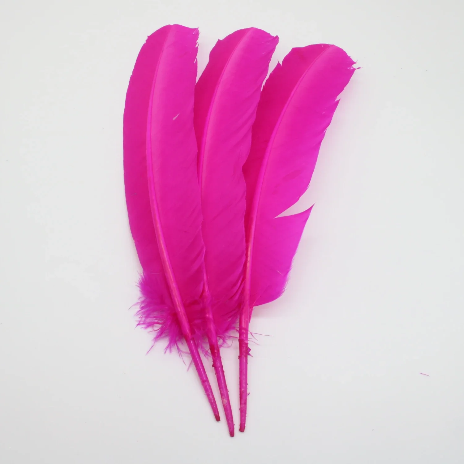 50pcs Multicolour Goose Plumes Turkey Pointers Quill Large Feathers for Crafts Jewelry Making Costume 25-35CM Plumas Decorativas