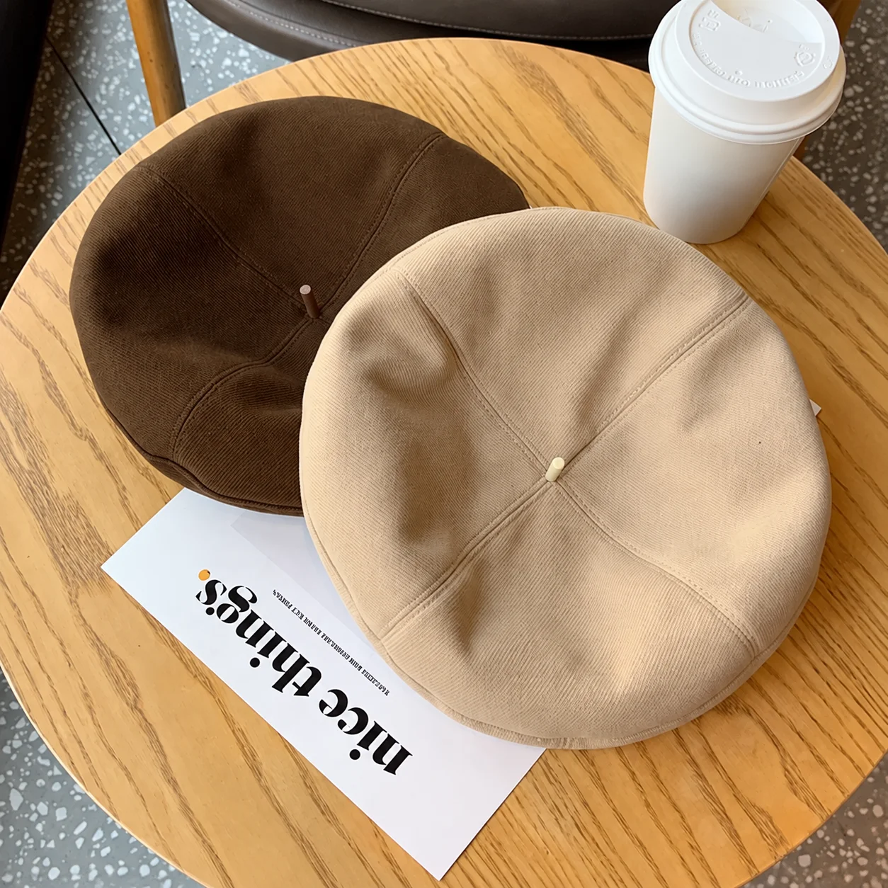 Unisex Beret Structured Painter Hat Wool Blend Beret British British Beret For Short Trips Campus Wear Autumn Wear