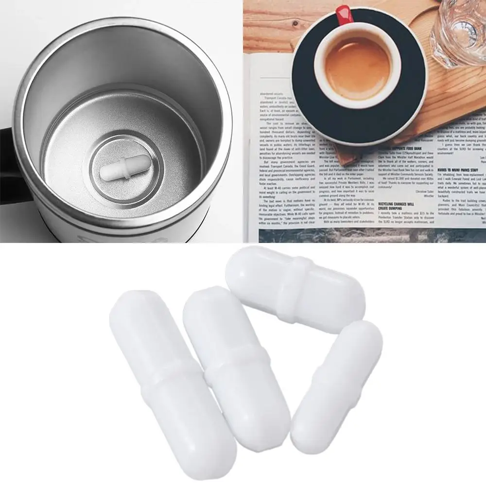 Corrosion Cylindrical Automatic Magnetic Force Magnetized Cup Dedicated Small Magneton Thermos Cup Accessories Stirrer Stir Bar
