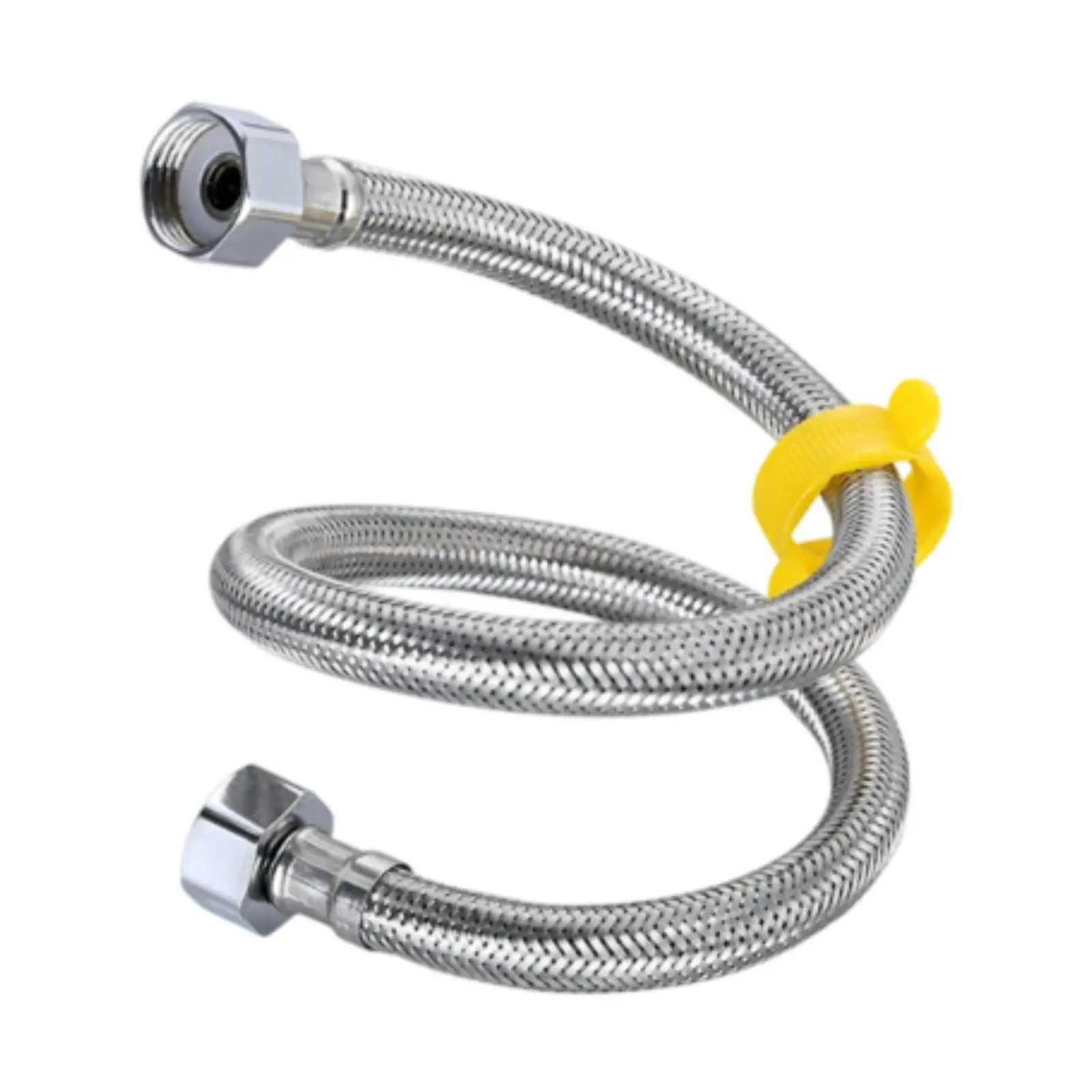 

Braided Stainless Steel Supply Hose Leak Resistance Lightweight 20-inch Long for Bathroom Bathrooms Kitchen Wash Basins Toilets