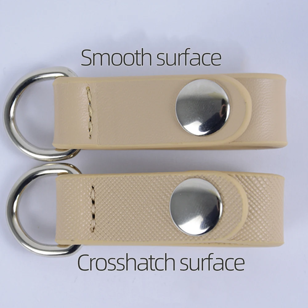 TANQU New 1 Pair 2 piece  Clip Closure Attachment for Obag Faux Leather Strap Hook Clip for Opocket O bag view 3