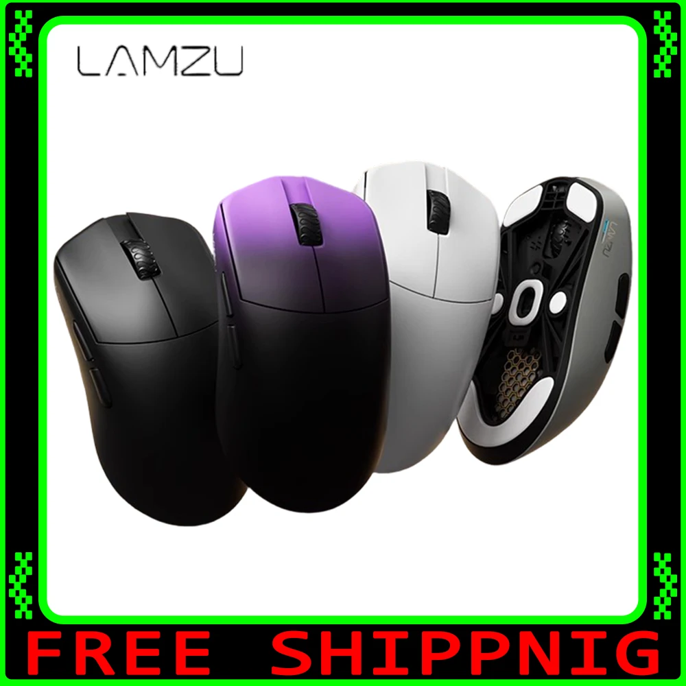 LAMZU Maya X Wireless Mouse Tri Mode Paw3950 8k Return Esports Gaming Mouse Ergonomics Lightweight Mice Pc Accessories Vorlant