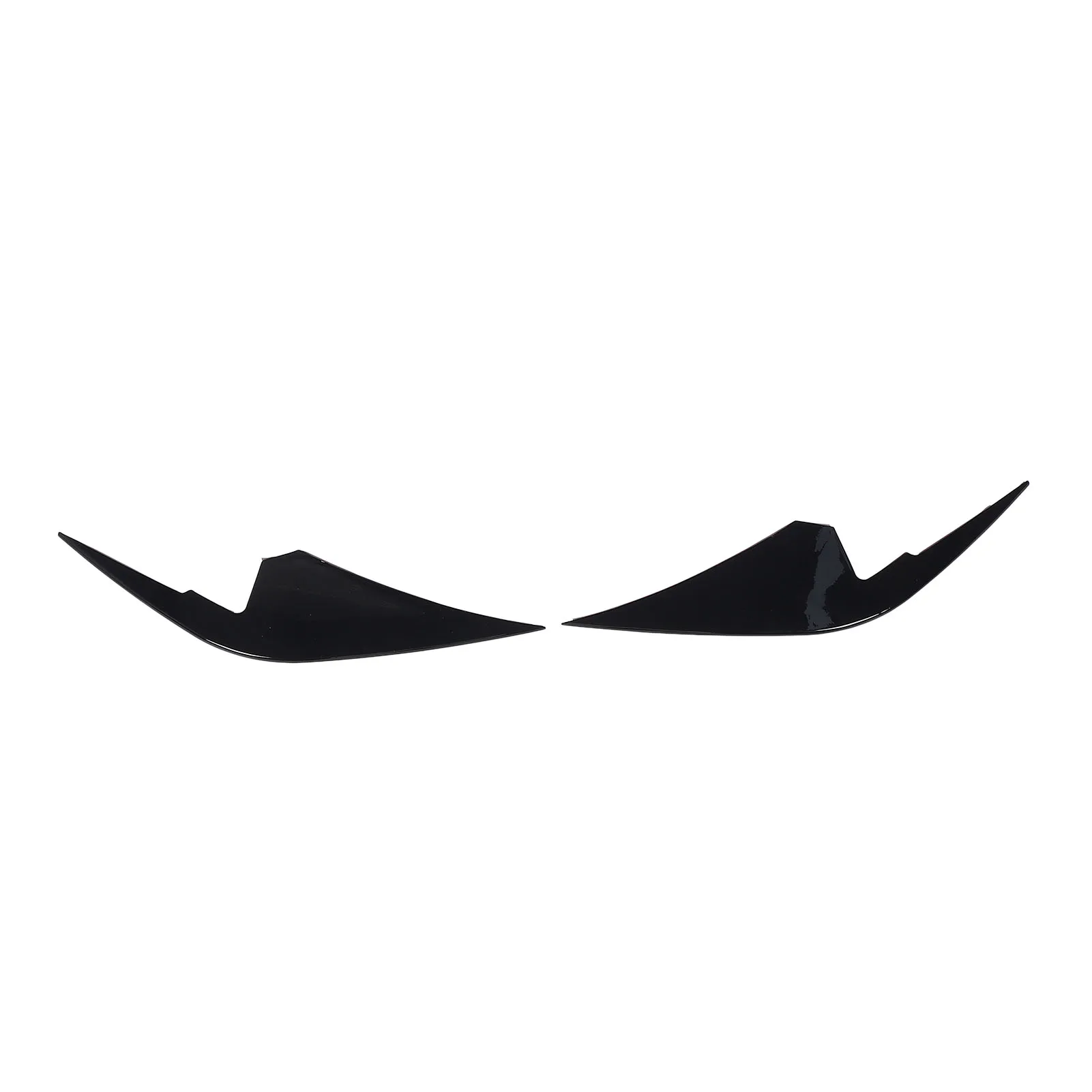 Pair Of Front Bumper Vent Spoiler Canard Decorative Aerodynamic Bumper Vent Splitter Fin Trim for GR86 2022 and After Gloss
