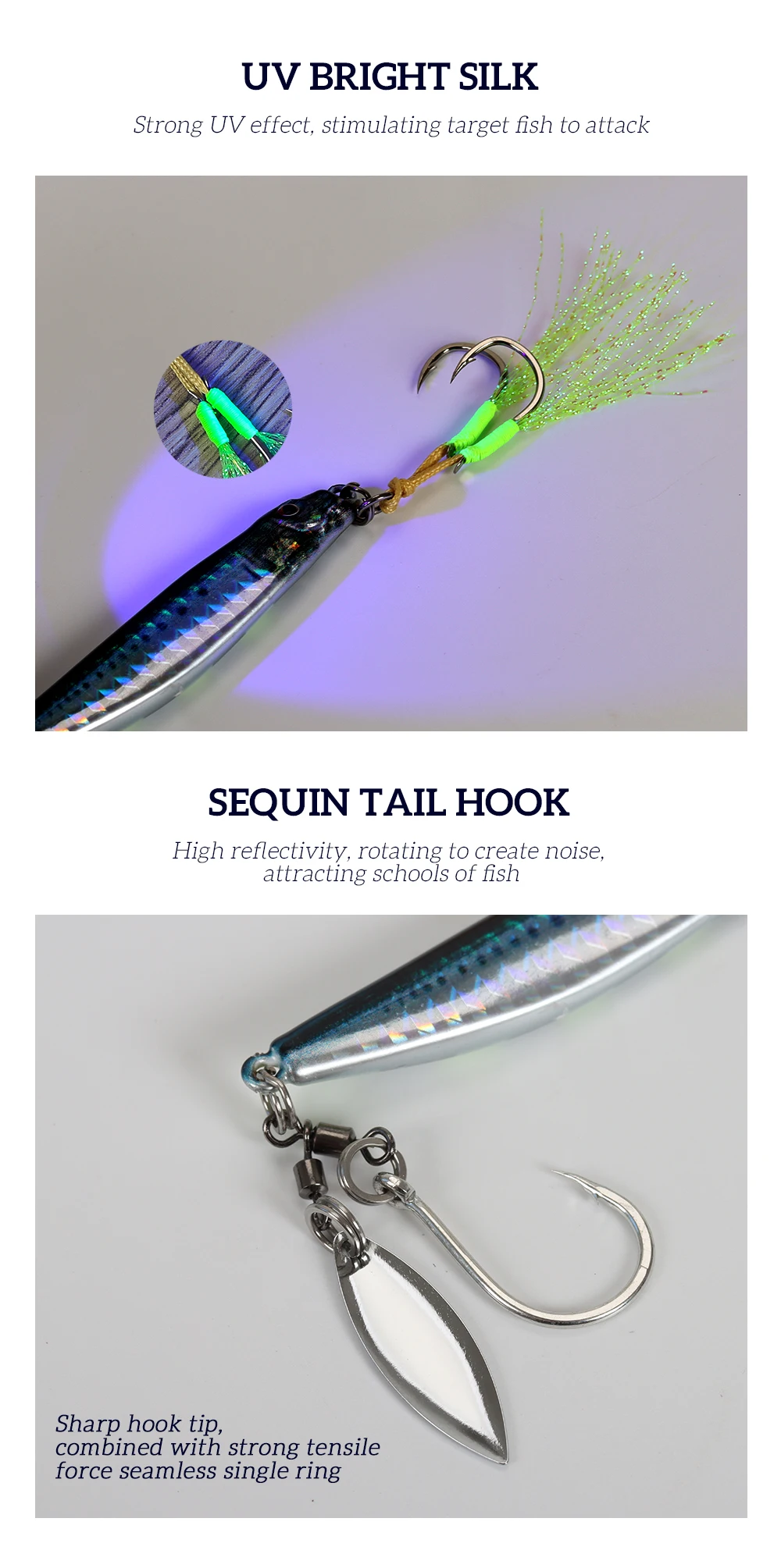 TOLU 2024 NEUER 3D-gedruckter S-förmiger, schnell sinkender Metall-Jig-Köder, 40 g, 60 g, 80 g, Salzwasser-Shore-Casting-Angelköder, vertikal – Detail 4