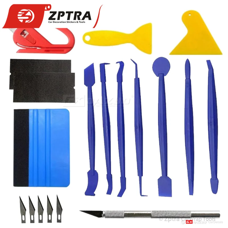 Window Film Equipment Complete Application Installation Tools Vinyl Cleaning Kit Squeegee Felt Fabric Set