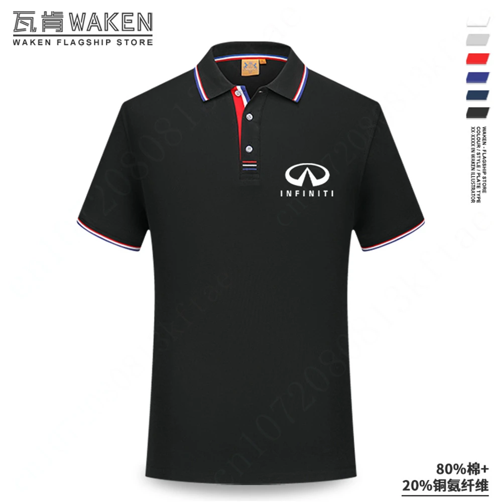 Infiniti Clothing Breathable Tee Harajuku Short Sleeve Anime T Shirt For Men Casual Golf Wear Unisex Polo Shirts And Blouses