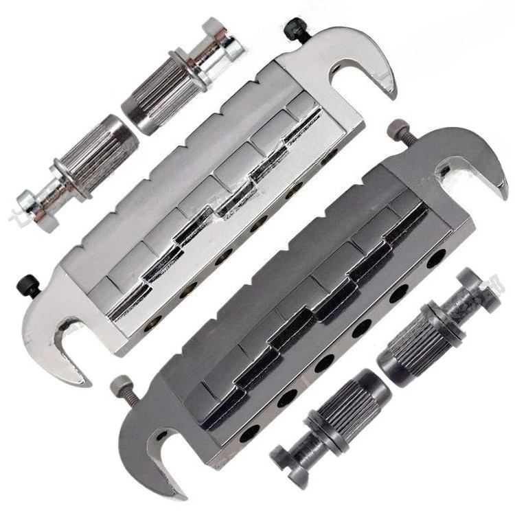 One‑Piece LP Electric Guitar Bridge Tailpiece No Separate Saddle Wide Bridge For EPI LP Style Guitar